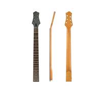 Unfinished Guitar Neck With Dots Inlay 24 Fret Electric Guitar Neck Easy Install