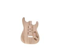 Unfinished Handcrafted Guitar Body Candlenut Wood Basswood Electric Guitar Body Guitar Barrel Replacement Guitar Parts (Color : Candlenut)