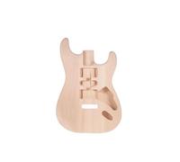Unfinished Handcrafted Guitar Body Candlenut Wood Basswood Electric Guitar Body Guitar Barrel Replacement Guitar Parts (Color : Basswood)