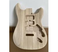 Unfinished Handcrafted Guitar Body Paulownia wood Electric Guitar Body Guitar Barrel Replacement Parts for Stratocaster Style Guitars DIY Parts HSH pickups