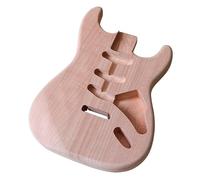 Unfinished Mahogany Guitar Body for Fender Strat - DIY Replacement Part for Stratocaster