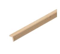Unfinished Natural Oak Angled Edge Moulding (L)2400mm (W)23mm (T)23mm