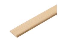 Unfinished Natural Oak D-Shape D-Shaped Moulding (L)2400mm (W)34mm (T)6mm