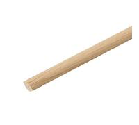 Unfinished Natural Oak Ovolo Moulding (L)2400mm (W)8mm (T)8mm