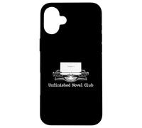 Unfinished Novel Club - Poetcore Literary Author Bookish Case for iPhone 16 Plus