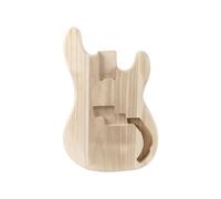 Unfinished Paulownia Bass Guitar Body - PB Style Electric Bass Body Blank - 18.9" x 13" Natural Wood - 3.3 lbs for DIY Builds
