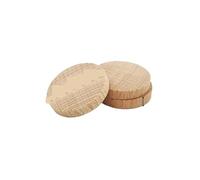 Unfinished Round Wooden Discs 100pcs 3cm Unfinished Wood Circles Coins, Flat Round Discs for DIY Supplies Craft Project Painting Writing