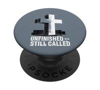 Unfinished Still Called Christian Design - 3D Cross PopSockets Adhesive PopGrip