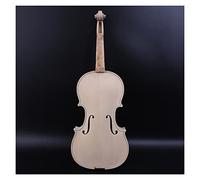 Unfinished Violin 4/4 White Violin One Piece Flame Maple Spruce Hand Made Violin Kit Violin