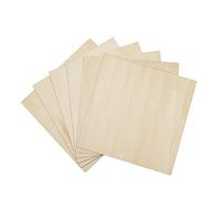 Unfinished Wood,12*12*1/16inch Balsa Wood Sheets, Basswood Thin Craft Wood Board for House Aircraft Ship Boat Arts and Crafts, School Projects, Wooden DIY Ornaments (6 Pack)