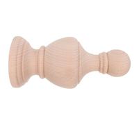 Unfinished Wood Ball Newel Post Cap for Staircase Decor