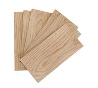 Unfinished Wood Boards for Crafts 6 Pack 1mm Wood Veneer Sheet,Unfinished Chip for Laser Engraving Cutting DIY Project Crafting Bookmark Model Toy