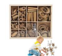 Unfinished Wood, Craft Toy Components | Handmade Crafts for School Home Birthday Easter Christmas Children 3+ Years