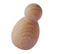 Unfinished Wood Dolls Craft Tree Peg Christmas Snowman Figurine Craft for Home Decoration Ornament Wood Dolls Ornament Unpainted Figurine Decoration