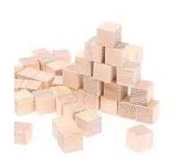 Unfinished Wood for DIY 10-100Pcs Unfinished Blank Mini DIY Wooden Square Blocks 1-3cm Wood Solid Cubes for Craft Kids Toy Puzzle Making Material(2.5x2.5x2.5cm 20Pcs)