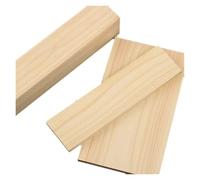 Unfinished Wood for DIY 1PCS Cypress/Hinoki Wood DIY Handmade Materials Handicraft Sealed can Checkerboard Timber(20x4.8x4.8 cm)