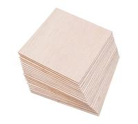 Unfinished Wood for DIY 5 pcs Balsa Wood Sheets ply 80/90/100mm Long 100mm Wide 0.75/1/1.5/2/2.5/3/4/5/6/7/8/9/10mm Thick for Craft DIY Project(100x100x1.5mm)