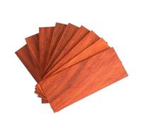 Unfinished Wood for DIY African Red Rosewood Thin Wood Board Handmade DIY Carving Solid Box Making Materials(100x300x3mm 4pcs)