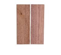 Unfinished Wood for DIY Bookmatched Natural Wood Knife Handle Scales Blanks Materials for Making 1 Pair(America Black Walnut,120x40x10mm)