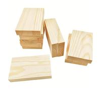 Unfinished Wood for DIY DIY Pine Wood Planks 5/10PCS 10.16x6.1x1.52cm Unfinished Rectangular Blanks for Carving Painting Pyrography Craft(Y170-5PCS)