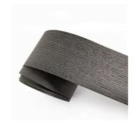 Unfinished Wood for DIY Natural Nice Wood Veneer, Black Oak, Macquarie Shadow, Solid Wood L: 2.5Meters Width: 15cm T: 0.45mm(Matt Black)