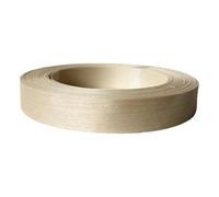 Unfinished Wood for DIY Non-preglued Oak/Walnut/Birch/Cherry Edge Banding, Real Wood Veneer Edging, Natural Strips for Plywood and Furniture(White Birch,2.5cmx25m)