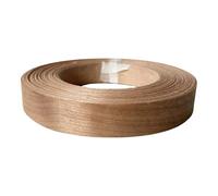Unfinished Wood for DIY Non-preglued Oak/Walnut/Birch/Cherry Edge Banding, Real Wood Veneer Edging, Natural Strips for Plywood and Furniture(Cherry,4.5cmx25m)