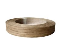 Unfinished Wood for DIY Non-preglued Oak/Walnut/Birch/Cherry Edge Banding, Real Wood Veneer Edging, Natural Strips for Plywood and Furniture(White Oak,3.5cmx25m)