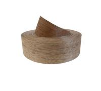 Unfinished Wood for DIY Pre-glued Maple/Birch/Oak/Pine/Walnut/Cherry/Ash/Acacia Wood Edge Banding Strip,Iron on Veneer Edging Trim for Furniture Repair(Okoume,7.6cmx4m)