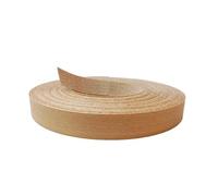 Unfinished Wood for DIY Pre-glued Maple/Birch/Oak/Pine/Walnut/Cherry/Ash/Acacia Wood Edge Banding Strip,Iron on Veneer Edging Trim for Furniture Repair(Beech,3cmx15m)