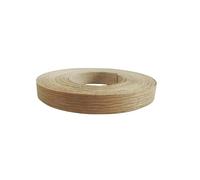 Unfinished Wood for DIY Pre-glued Maple/Birch/Oak/Pine/Walnut/Cherry/Ash/Acacia Wood Edge Banding Strip,Iron on Veneer Edging Trim for Furniture Repair(White Oak,3cmx8m)