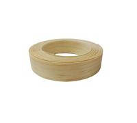 Unfinished Wood for DIY Pre-glued Maple/Birch/Oak/Pine/Walnut/Cherry/Ash/Acacia Wood Edge Banding Strip,Iron on Veneer Edging Trim for Furniture Repair(Pine,2.6cmx15m)