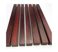Unfinished Wood for DIY Small Leaf Rosewood Solid Wood Musical Instrument Handle Piece Carving Material Handmade DIY Raw High Density(40x2x2cm 1pcs)