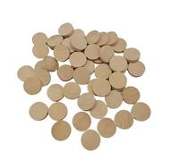 Unfinished Wood Pieces, Slices,1.5cm-3.5cm Circles Round Discs Blank Wooden Ornaments for DIY Crafts, School Projects, Decorations(25mm(0.98inch),100PCS 4.5MM)