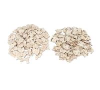 Unfinished Wooden Animal Chips, Craft Painting Blanks, 200PCS Synthetic Wood Dog Cat Ornaments for Art Projects