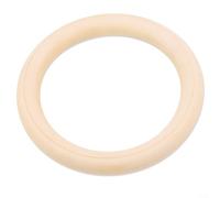 Unfinished Wooden Rings, 1-Piece Multiple Sizes Solid Color Natural Wood Circle Rings for Macrame Wall Hangings, Dreamcatchers and DIY Craft Projects(8 * 1cm)