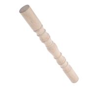 Unfinished Wooden Stair Balusters, Carved round Spindles for Railing | Dense Hardwood, Khaki Finish, 11 Inch Pillars, for Banisters, Fencing Projects, Garden Edging and Balcony Use