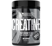 (Unflavoured, 100 Servings (Pack of 1)) Warrior Creatine Monohydrate Powder Micronised for Easy Mixing and Consumption