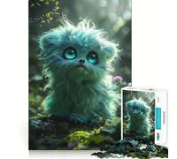 Unfluffy Flower Monster Jigsaw Puzzle 1000 Pieces Cognitive Fun Play High Precision Die Cut Unique Gift for Stress Relief (38x52cm)