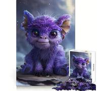 Unfluffy Lazy Monster Jigsaw Puzzles 1000 Pieces Brain Exercise Calm Recreation Precision Cut Meaningful Gift (50x75cm)