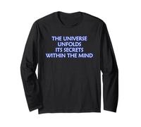 Unfolds Its Secrets Within The Mind Mindfulness Meditation Long Sleeve T-Shirt