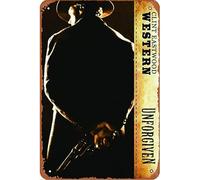 Unforgiven (1992) Poster Movies & TV series Poster Tin Sign Vintage Metal Pub Club Cafe bar Home Wall Art Decoration Poster