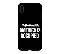 Unfortunately America Is Occupied Free the U.S. From Israel Case for iPhone XS Max