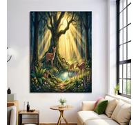 UnFramed Canvas Wall Art 50 x 70 cm Dream Forest Wall Canvas Picture