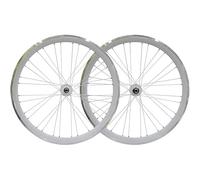 UNFRASLOP Fixie Wheel 700C 40MM Rim Wheelset V Brake Fixed Gear Single Speed Bicycle Wheel 32/36 Hole Hubs 13 Teeth 2560G,White