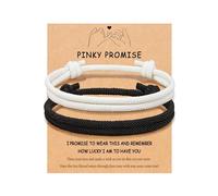 UNGENT THEM Adjustable Pink Rope Couples Bracelets - His & Her - Anniversary, Birthday