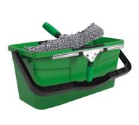 UNGER ErgoTec 2-in1 Window Cleaner Starter Kit - Squeegee & Washer