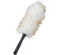UNGER 921492 StarDuster Lambswool Feather Duster - Soft & Fine Hand Dusting Brush - Fits Any Telescopic Pole for Cleaning, Cream