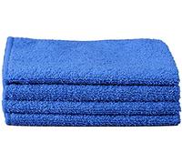 Unger All-Purpose Streak-Free Microfiber Cloths, 4 Pack - 12” x 12” Wet & Dry Cleaning Towels for Kitchen, Furniture, Appliances, Electronics & Glass, Reusable Cleaning Supplies