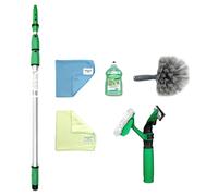 Conservatory, Garage, Soffits, Facias And Window 6 Piece Cleaning Kit With 4.5M Telescopic Pole By Unger
